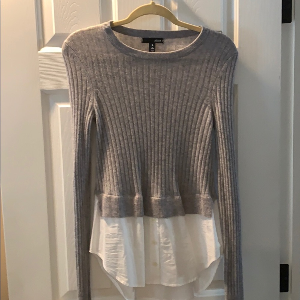 Aqua Layered Sweater